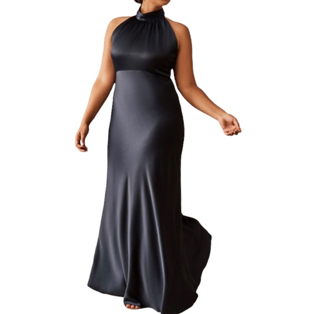 BHLDN Esme Satin Charmeuse Dress NWT